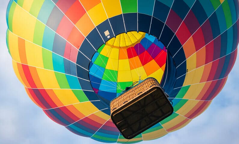 Flyg luftballong i Stockholm