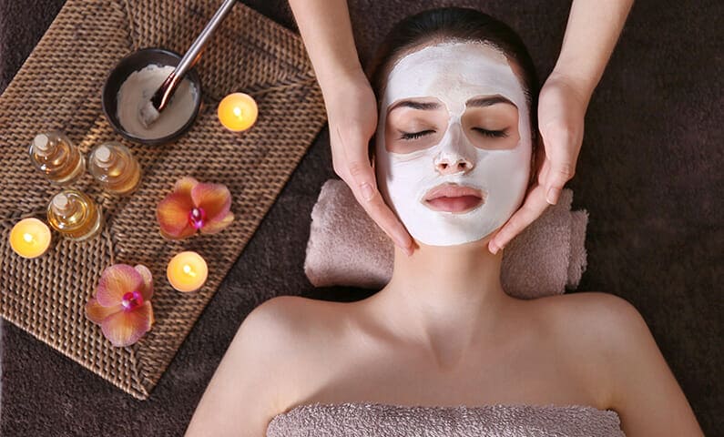 Beauty treatment at spa in Stockholm