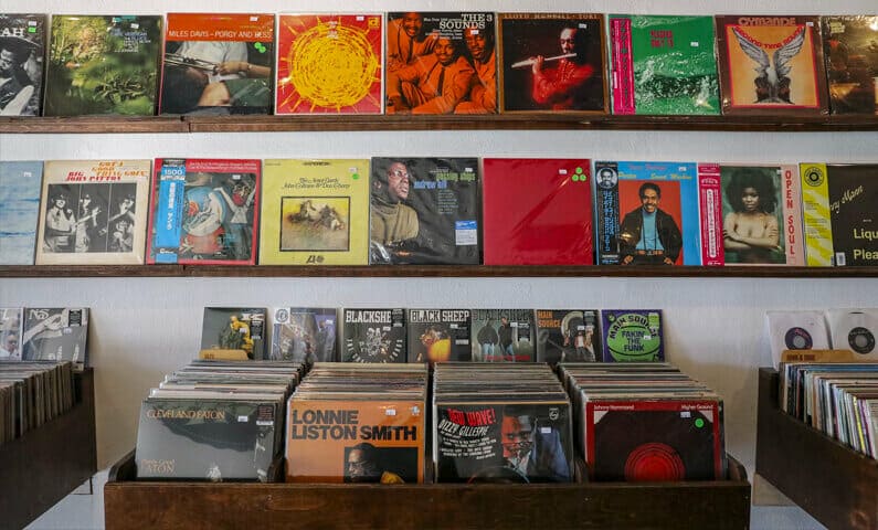 Record shops vinyl Stockholm