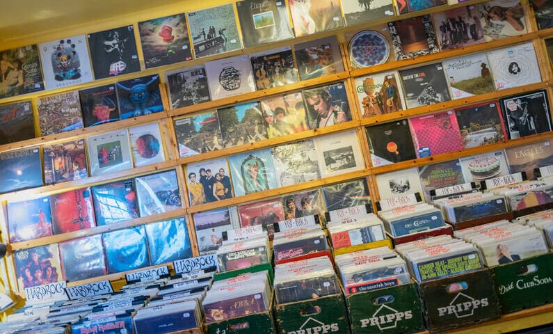 Record stores vinyl Stockholm