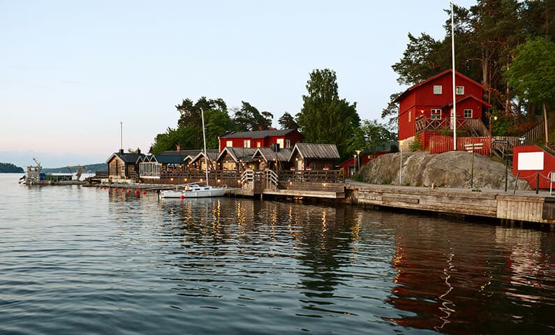 Fjäderholmarna in Stockholm archipelago