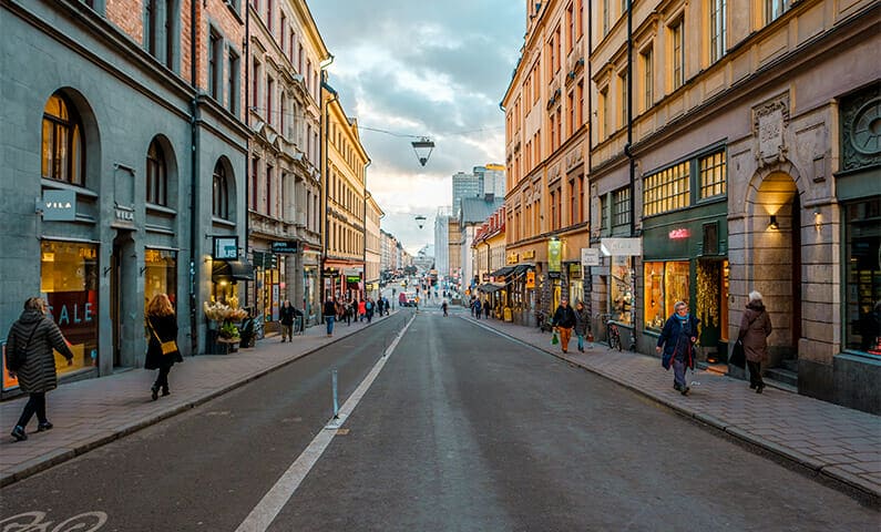 Götgatan shopping Stockholm