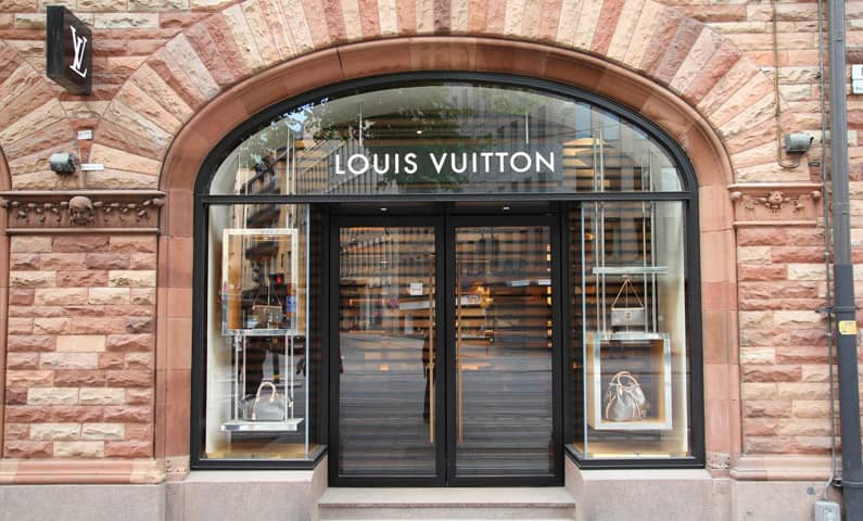 Louis Vuitton on Birger Jarlsgatan in Stockholm