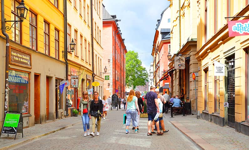 Stora Nygatan in Old Town, Stockholm