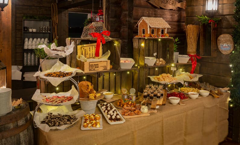 Swedish Christmas buffet sweets