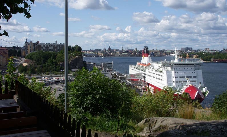 View from Fåfängan on Södermalm
