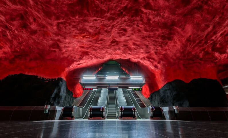 Tunnelbanestation Solna Centrum