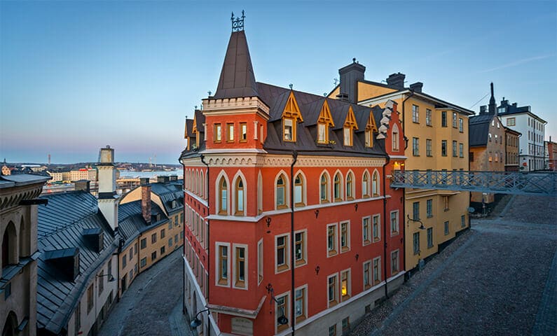 Old houses on Södermalm, Stockholm