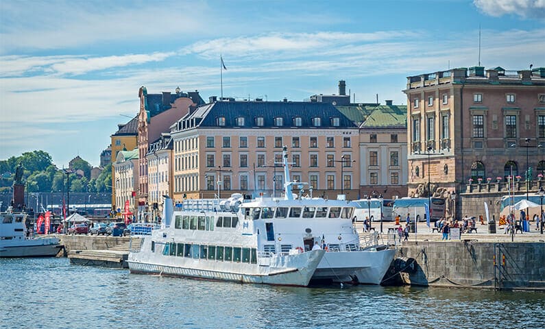 Båtsightseeing i Stockholm