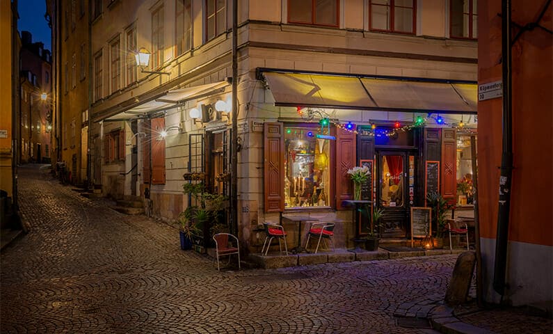 Bistro Pastis in Old Town, Stockholm