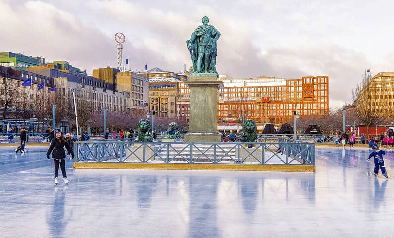 Best places for ice skating in Stockholm