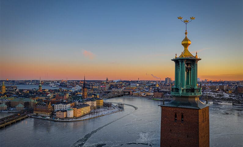 Stockholm skiing Hammarbybacken