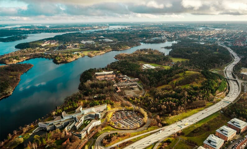 Ballongflyg i Stockholm