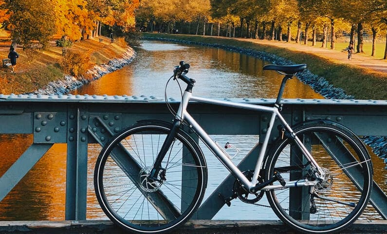 Biking in Djurgården, Stockholm